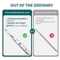 thumbnail image 4 of Cuticle Pusher DEOU Professional, de acero inoxidable, hoja en forma de V, 4 of 6
