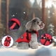 thumbnail image 1 of Pet dog winter jacket cotton-padded dog clothes zipper chest back small dog clothing, 1 of 5