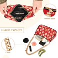 thumbnail image 2 of FORMRS Womens Shoulder Bag with Chain Strap Clutch Purse Cute Tote Handbag, Orange Christmas Ornaments Pattern, 2 of 7