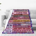 thumbnail image 2 of Yibo Christmas Birthday Gifts Blanket Flannel Soft and Comfortable Anti-static Bed Sofa Blanket, 2 of 9