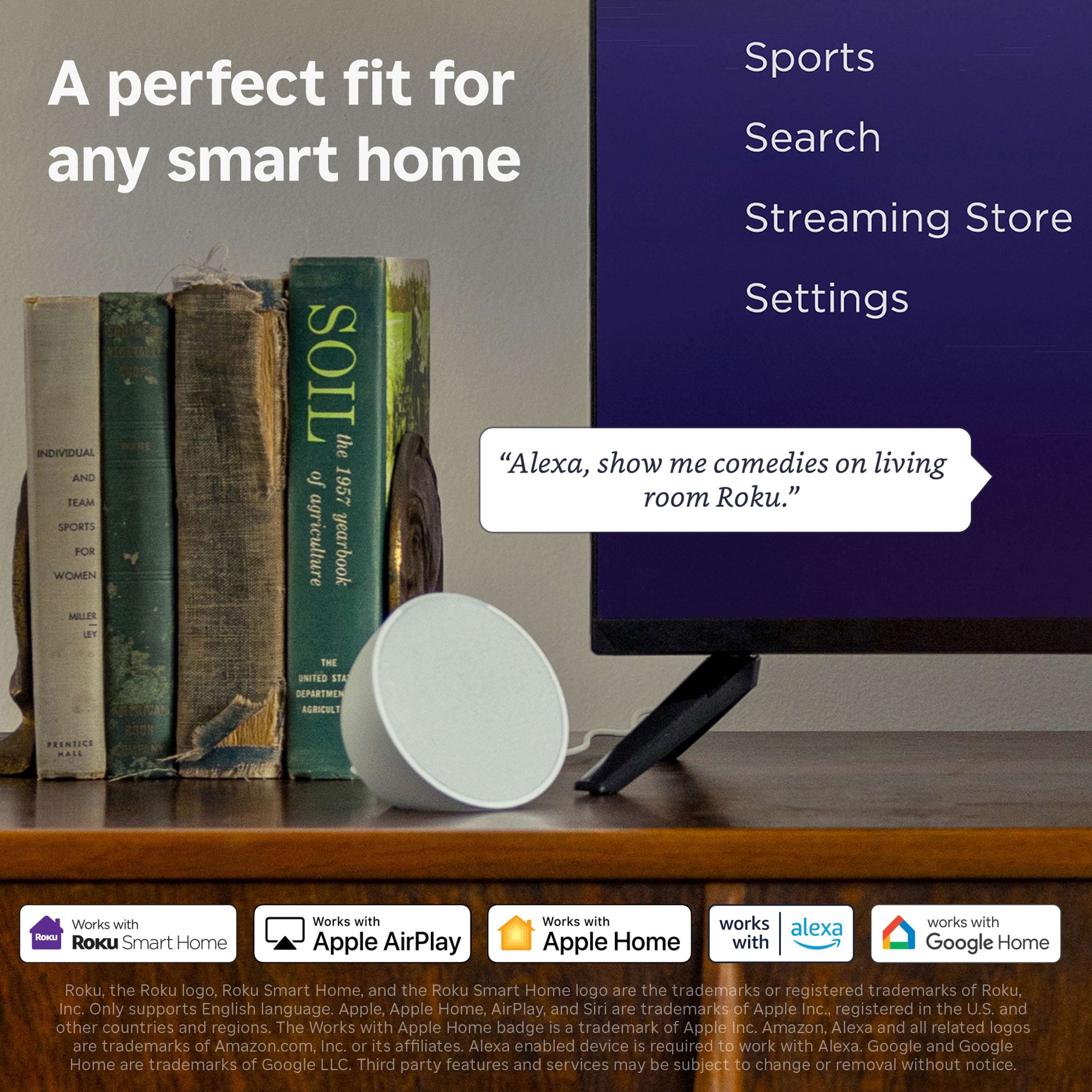 Roku Smart TV 2026 – 32-Inch Select Series, 720p HD TV – Roku TV with Voice Remote
