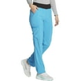 thumbnail image 4 of Dickies EDS Essentials Scrubs Pant For Women Natural Rise Tapered Leg Pull-On DK005P, S Petite, Blue Hawaii, 4 of 7