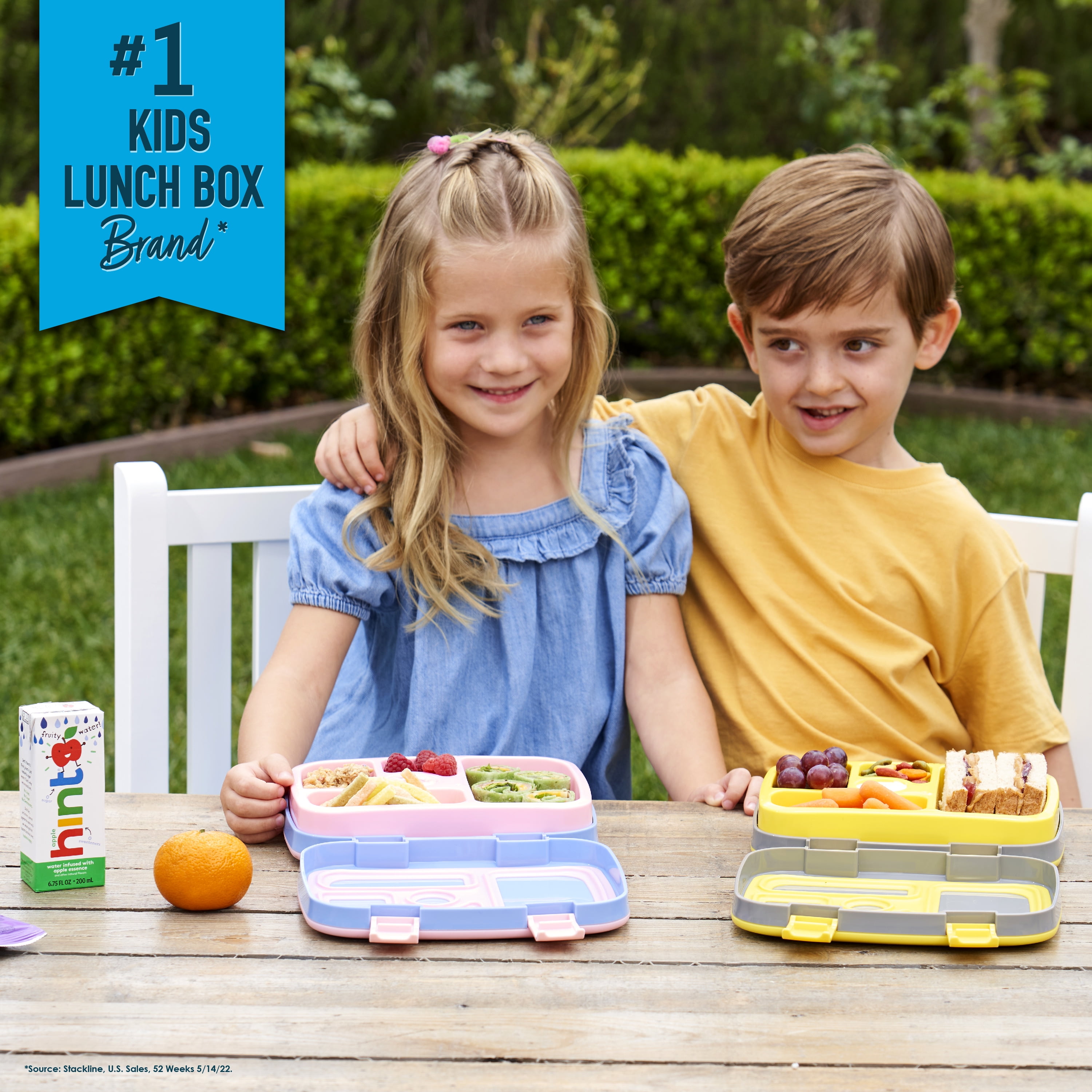 Bentgo Pop Leakproof Bento-Style Lunch Box with Removable Divider-3.4 Cup -  Bright Coral/Teal
