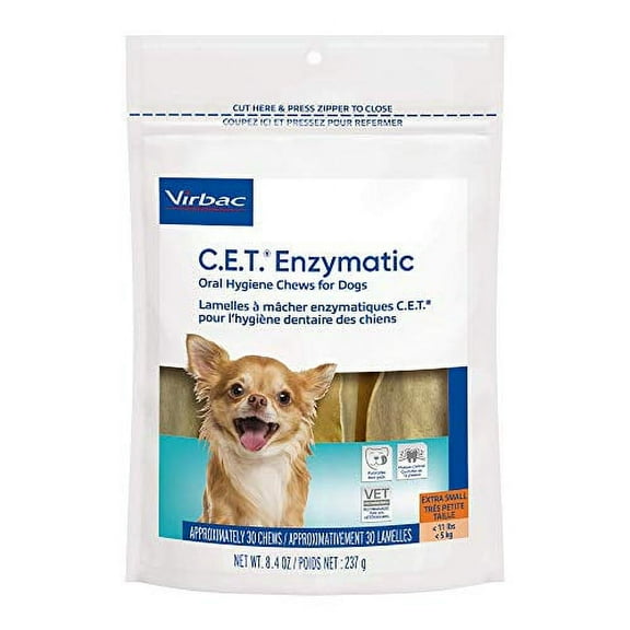 Virbac CET Enzymatic Oral Hygiene Chews for Dogs