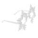thumbnail image 3 of Snowflake Eyewear for Party and Decor White ABS Material Unique Photo Prop Easily Match Outfits 1 Pair, 3 of 5