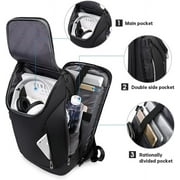 BANGE Waterproof Oxford Fabric 15.6 Smart Laptop Backpack, Black