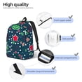 thumbnail image 4 of Salouo Christmas for Travel Backpack for Men Women,Casual Laptop Backpack Daypack Business Work Bag for Travel、Hiking、Weekend -Small, 4 of 5