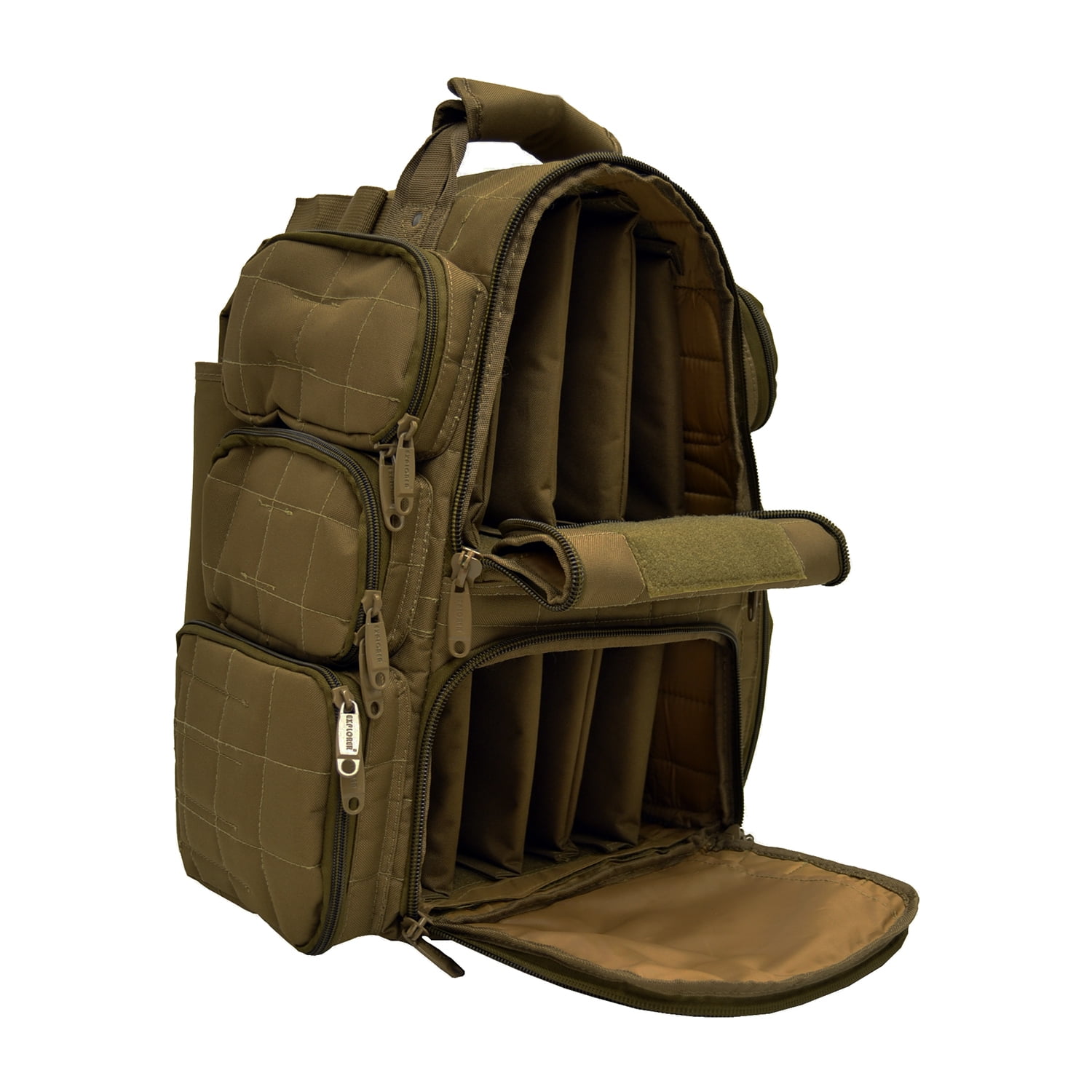 Explorer Tactical Rangemaster Gun Range Bag Backpack Deluxe Tactical Divider Gear Bag