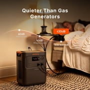 Jackery HP3600AC ProMax Portable Power Station with 12V Charging Cable, 3574Wh LFP Battery, 4000W Output, Expandable Capacity, 10ms UPS, Solar Generator for Home Backup, RV & Off-Grid Use