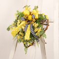 thumbnail image 6 of Heart Shape Fruit Front Door Wreath,Summer Wreath with Fake Fruit Green Leaf Garland Wreath Decorative Wreath, 6 of 6