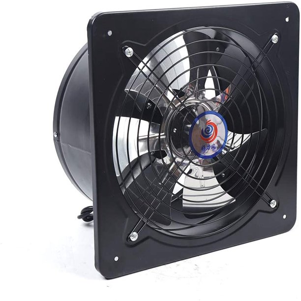 FETCOI Axial Fan With Grill Industrial Ventilation Metal Ventilating Ex-tractor Air Blower Silent Ventilator Mounted Household Commerical Bathroom Latest - Walmart.com