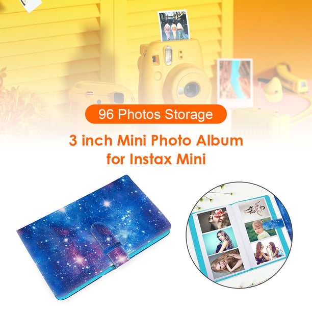 Soporte instantáneo para álbum de fotos Polaroid de 96 bolsillos para Fujifilm Instax Mini Film