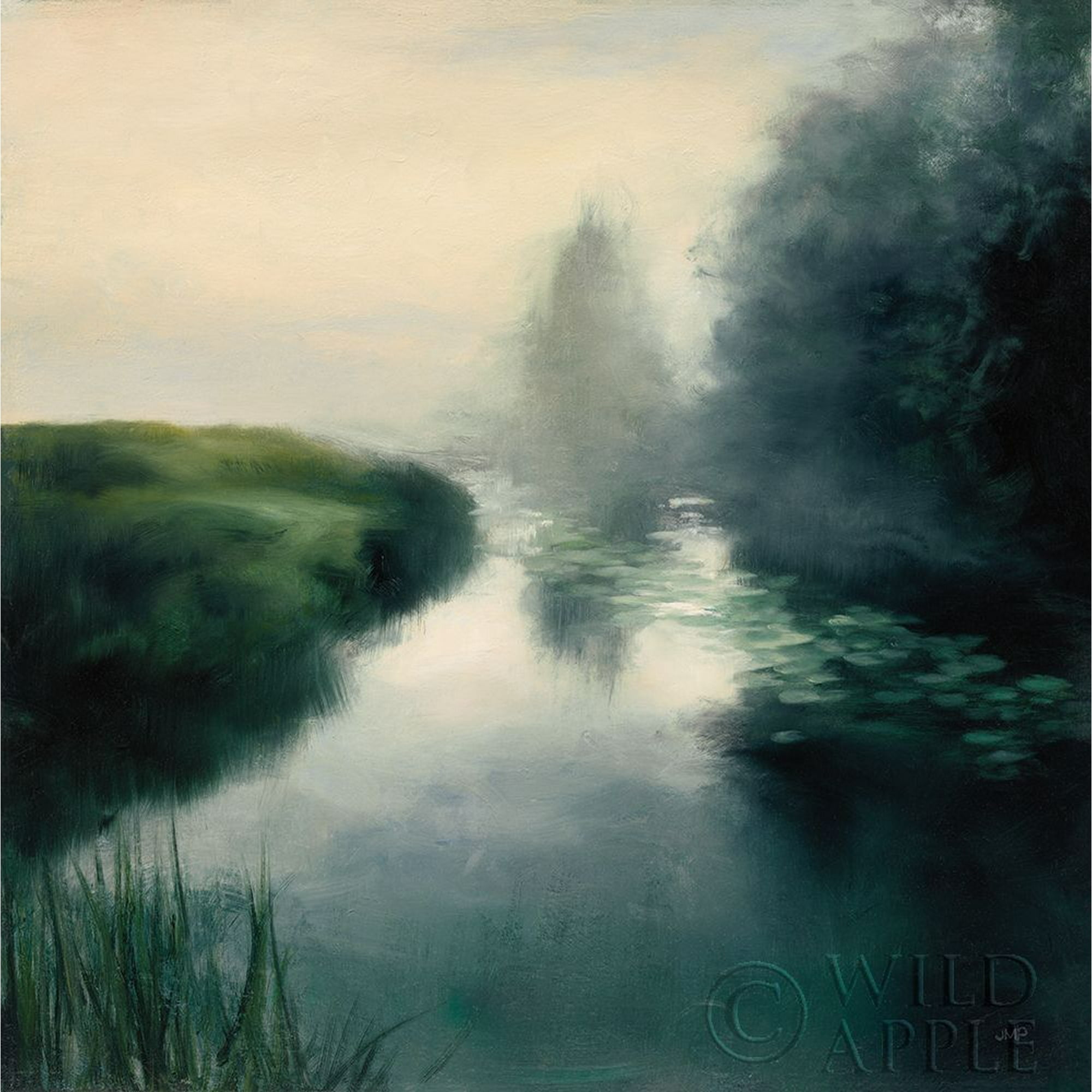 Twilight Fog Neutral Poster Print by Julia Purinton (24 x 24