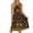 3#Brown, variant on Hxlamzoo Dress for Women Casual Fashion Sleeveless Round Neck Print Summer Dress with Pockets for Daily Wear