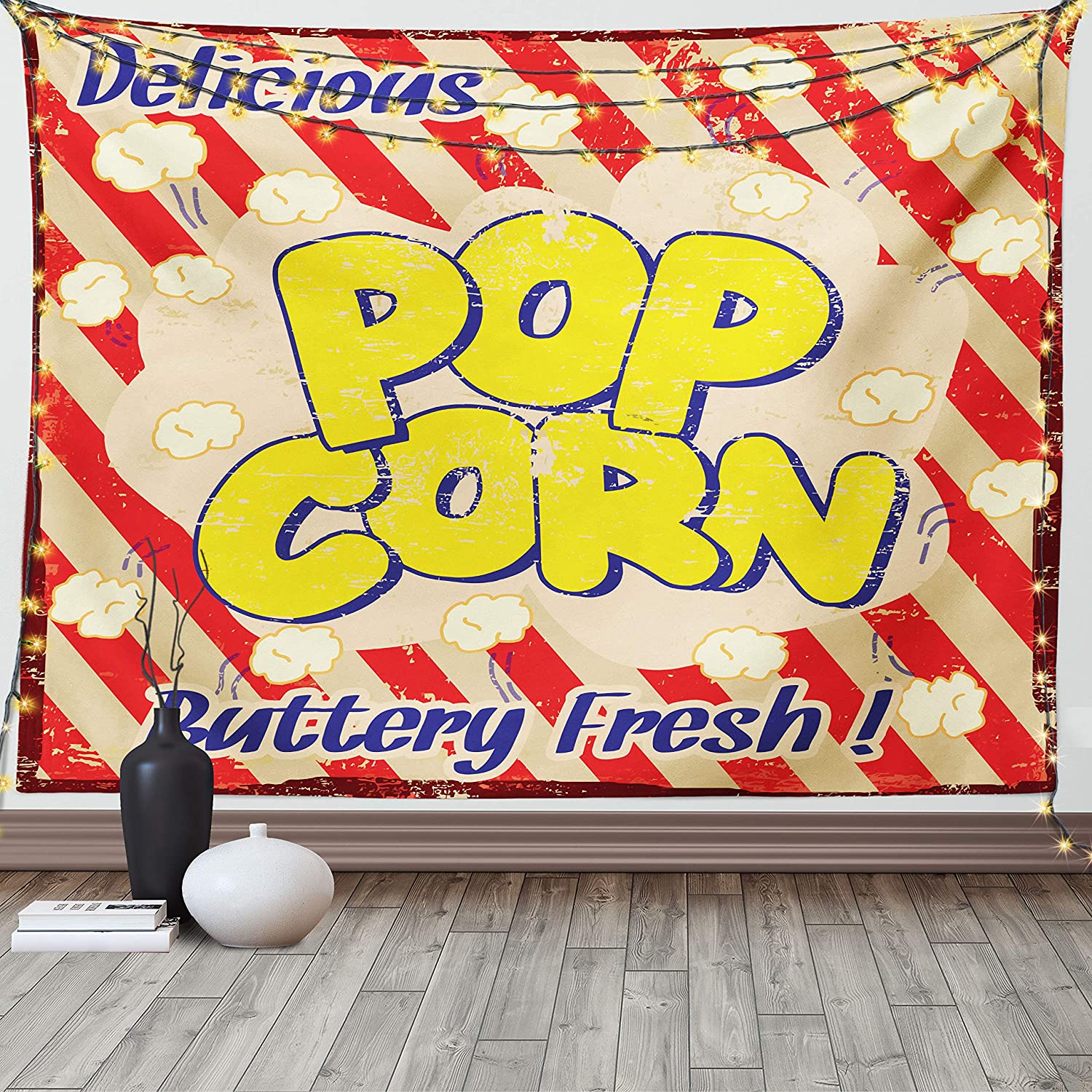 1960s Tapestry K Ng S Ze Popcorn V Ntage Grunge Del C Ous Buttery Tasty Mov E Advert S Ng Wall Hang Ng Bedspread Bed Cover Wall Decor 104 X Dark 1960s Tapestry K Ng S Ze Popcorn V Ntage Grunge Del C Ous Buttery Tasty Mov E Advert S Ng Wall Hang Ng Bedspread Bed Cover Wall Decor 104 X Dark