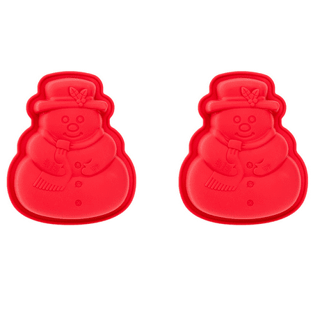 

2 Pcs Silicone Baking Molds DIY Mold Cartoon Cake Making Moulds Biscuit Mold