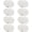 Cream White, variant on Hombys Pink Chunky Chenille Yarn for Crocheting and Knitting, Super Bulky Yarn for Blankets, Soft Plush, 8 Jumbo Packs (27 yds, 8 oz Each)