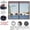 coffee, variant on Summer Self-adhesive Window Screen Anti-Mosquito Prevent Flying Insects Invisible Mesh Curtains Removable Magnetic Screen Window