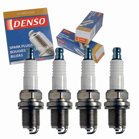 4 pc DENSO 3007 Standard U-Groove Spark Plugs for 003 159 73 03 003 159 76 03 271636-0 271766-0 8642661-0 8670058-0 EBC11480 EBC2230 Q20PR-U ZVP 121 086 S Ignition Wire Secondary