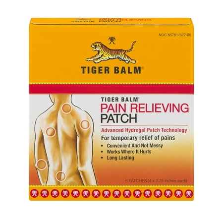 Tiger Balm Pain Relieving Patch - 5 CT - Walmart.com