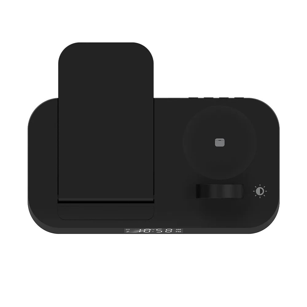4 in 1 Wireless Charging Folding Alarm Clock