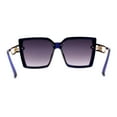 thumbnail image 4 of SA106 Womens Squared Butterfly Designer Fashion Sunglasses Blue Smoke, 4 of 4