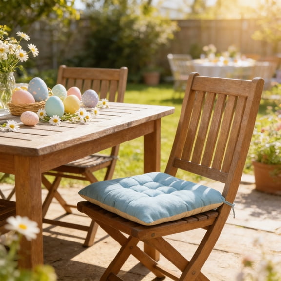 Chair Cushions for Dining Chairs,Easter Outdoor Solid Chair Cushions,Floor Pillow Cushion,Soft Comfy Seat Pads for Home Office Living Room Indoor(17.71*17.71 inches)