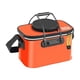 thumbnail image 2 of Cubo de pesca plegable de almacenamiento impermeable con asas, bolsa de pesca EVA para peces naranja, 2 of 9