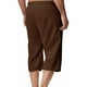 thumbnail image 4 of Pantalones de Lino Casual Suelto Cortado, Color Sólido Cordón Mezcla de Algodón para el Uso Diario, 4 of 8
