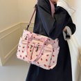 thumbnail image 6 of Halloween Women Strawberry Shoulder Bag Stylish Crossbody Bag Chic Hobo Bag Daily Casual Portable Bag (Pink), 6 of 10
