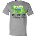 thumbnail image 3 of Inktastic Yellowstone National Park- Mountains and Bear Shape T-Shirt, 3 of 5