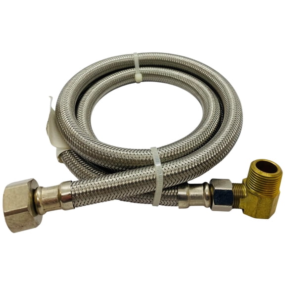 Supco ½" COMP X ?" COMP 48" Stainless Steel Hose, 1404DWSS12