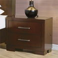 thumbnail image 3 of Jessica 2-drawer Nightstand Cappuccino, 3 of 4
