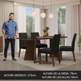 thumbnail image 3 of Mesa de Comedor con Mesa y 4 Sillas Taylor Madesa MN 01, 3 of 5