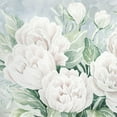 thumbnail image 3 of Jacobs, Cindy 20x20 Black Modern Framed Museum Art Print Titled - Peaceful Peonies, 3 of 5