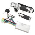 thumbnail image 3 of Controlador de motor sin escobillas, controlador de onda sinusoidal de 3 modos, 36V, 48V, 500W, 28A, con empuñaduras giratorias del acelerador tipo 5530, 3 of 10