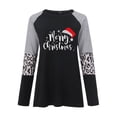 thumbnail image 4 of Pntutb Blusa de manga larga con estampado de moda para mujer Blusa de cuello redondo con rayas Casual tops PNTUTB Pntutb-2519, 4 of 5