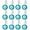 Light Blue, variant on Visland 12PCS Acrylic Diamond Shower Curtain Hooks Rhinestones Curtain Hooks Bling Bathroom Decor
