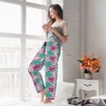 thumbnail image 5 of Sikiie Tropical Leaves Women’s Ultra-Soft Comfy Lounge Pants Sleepwear Comfy Lounge Pants Drawstring Sleep Bottoms with PocketsX-Large, 5 of 6