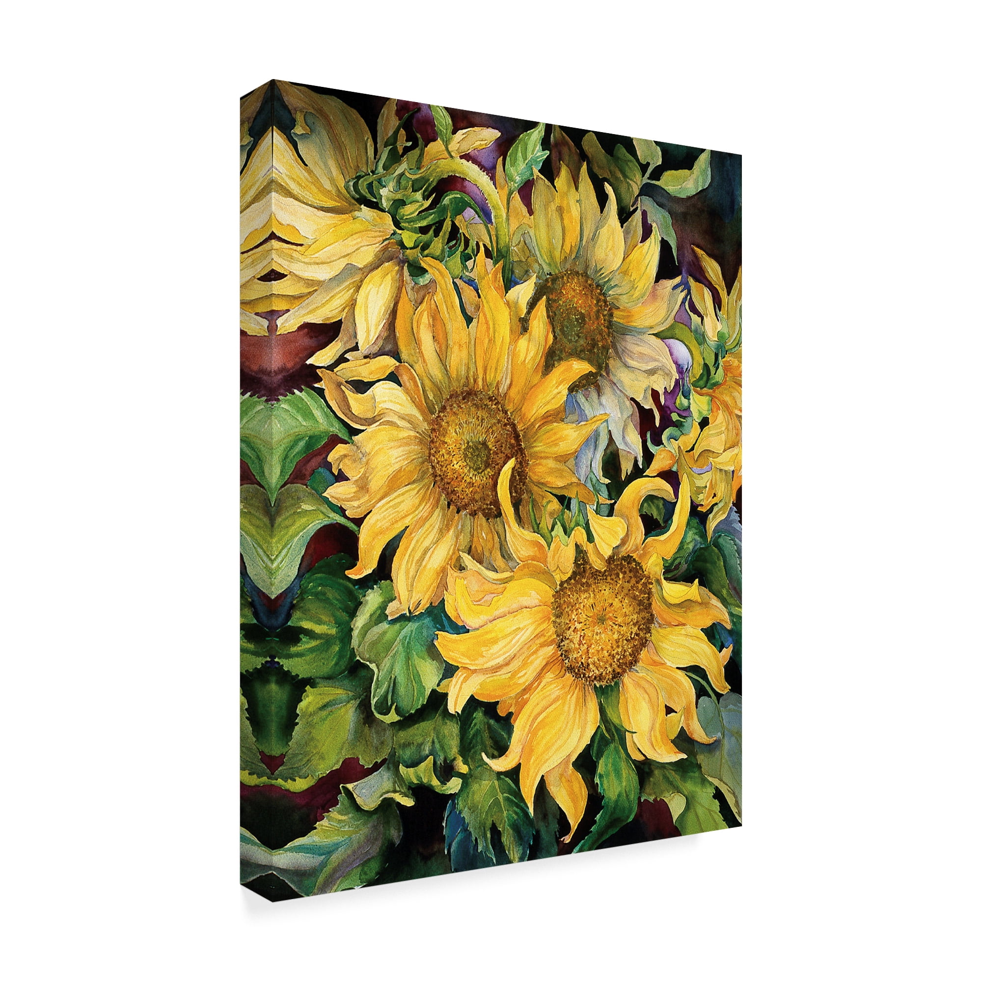 Trademark Fine Art 'Sunflowers' Canvas Art by Joanne Porter