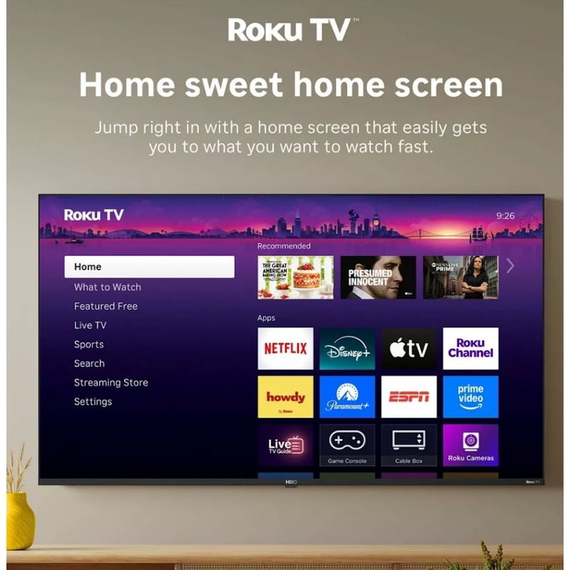 Hiro Roku TV 40" 1080p Full HD Smart Roku TV with Dolby Audio for Streaming accessories and compatibility