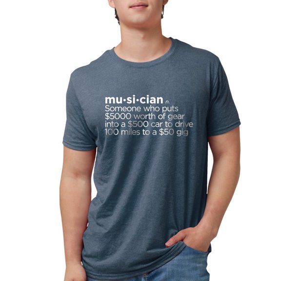CafePress - Musician T Shirt - Mens Tri-blend T-Shirt