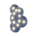 thumbnail image 4 of Billuyoard Forma de nube LED azul claro/blanco Plast IP42 lámpara hogar dormitorio sala de estar decoración de pared alimentado por Iluminación y accesorios No.01, 4 of 6