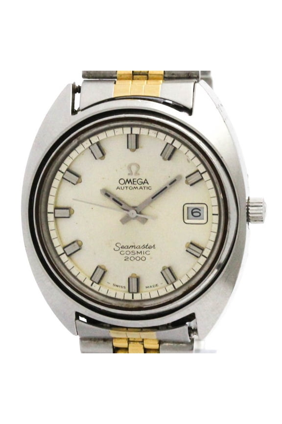 Pre-Owned OMEGA Seamaster Cosmic 2000 Cal 1012 Steel Automatic Mens Watch 166.130... (Fair)