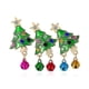 thumbnail image 1 of Broches de campanas para árbol de Navidad, broches, accesorios de ropa, serie navideña, alfileres, 1 of 4