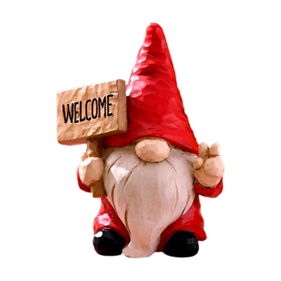 Holloyiver Christmas Gnome Garden Decor, Tomte Elf Gnome Decorations Gifts, Swedish Elf Dwarf Figurine Table Gnome Decor Indoor Home Decorations for Gardens, Patios, and Lawns