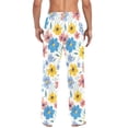 thumbnail image 4 of Wild Flowers Men's Pajama Pants Cotton Long Sleepwear Lounge Pants L, 4 of 7