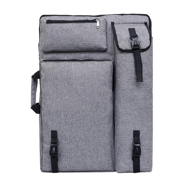 KLKCMS Sac à Main Portfolio d'Art Petit Sac de Voyage Gris