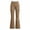 Brown, variant on Liyamei Girls School Uniform Pants Elastic Waist Twill Bootcut Trousers Everyday Wear for 5-16 Years