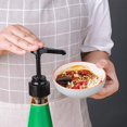 thumbnail image 3 of Botella de salsa de condimento Contenedor de especias Boquilla de prensa Gadget de cocina (Negro) JShteea Libre de BPA, 3 of 4